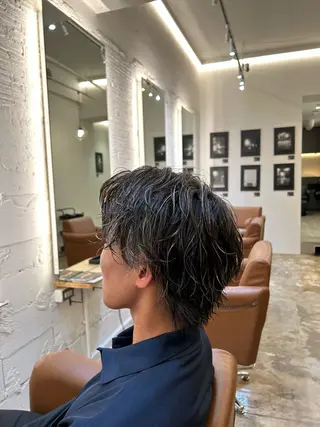 カラー メンズ AMBERGLEAM Hair&Cloth Yoga所属・Ryo☘縮毛矯正/ パーマ/ブリーチ/のヘアスタイル