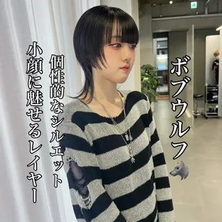 ショート 🐺立川のウルフ屋 さん🐺おかみ🐺のヘアスタイル