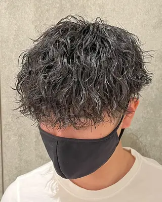ショート パーマ メンズ 瀧野 翔吾【メンズ特化】のヘアスタイル