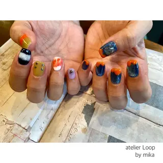 ネイル atelierLoopbyshiho所属・atelier Loop♪MIKAのネイルデザイン
