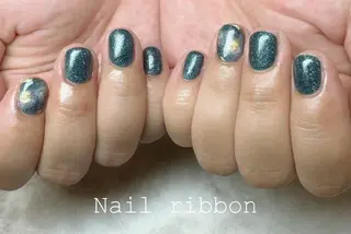 ネイル ネイルリボン 受付スタッフのマツエク・マツパデザイン