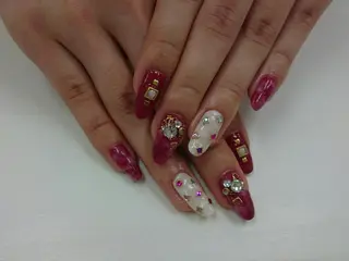 ロング ネイル nail salon Blancのネイルデザイン