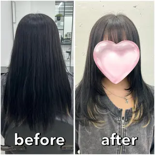 ミディアム カラー あすか JILLSTUDIOのヘアスタイル