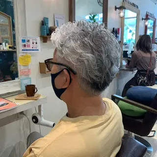 ショート パーマ メンズ メンズ指名多数!! SiLO 田島のヘアスタイル