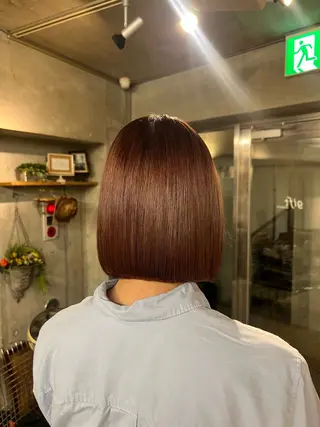 ショート 土田かほ/本日🈳 透明感カラー🍃のヘアスタイル