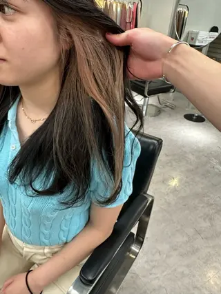 ロング カラー ✨武内凌太✨ 複雑履歴/ムラ修正のヘアスタイル