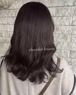 ミディアム 透明感カラー／ 艶感カラー／RAMUのヘアスタイル