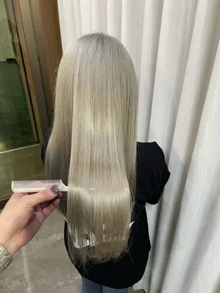 ロング カラー SOYON西大寺店所属・ダブルカラー/ 髪質改善💎安藤のヘアスタイル