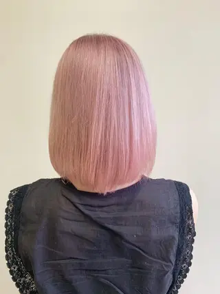 ミディアム カラー hair &eye LAWE.店長のヘアスタイル