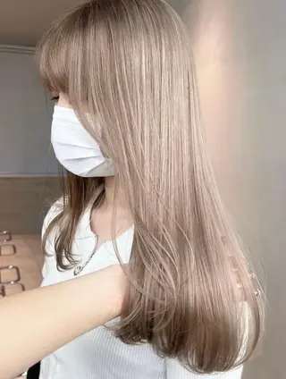 セミロング 🌈カラーとエクステ 🌟エクステのヘアスタイル