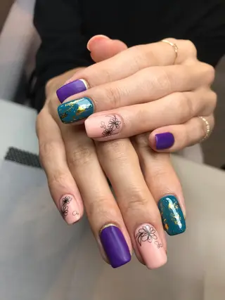 ネイル nail salon ily 武蔵新城のネイルデザイン