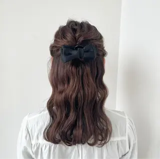 セミロング ヘアアレンジ モデル様募集中 🎀🫧HARUNAのヘアスタイル