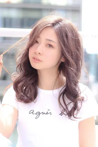 セミロング 髪質改善🌈縮毛矯正 荻原 達矢のヘアスタイル