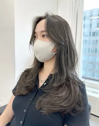 ロング AHNKISM所属・トレンド🌷 ボブ　パーマ🩰のヘアスタイル