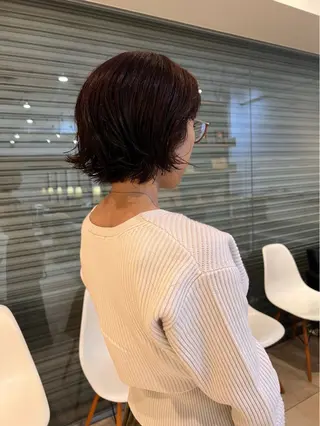 ショート リリカ🐈‍⬛ブリー チカラー/上永谷のヘアスタイル