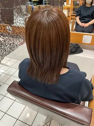 ミディアム ヘア&メイクSAWA上田本店所属・須田 優香のヘアスタイル