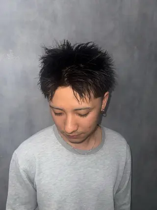 ショート カラー パーマ メンズ &CREW パーマ 特化 / KOHEYのヘアスタイル