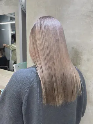 ロング カラー 韓国風レイヤーカット 💕髪質改善💫拓海のヘアスタイル