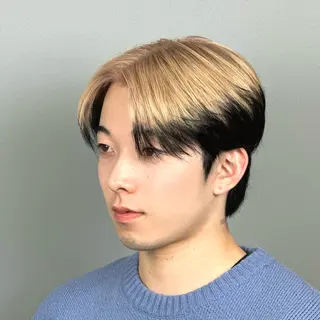 ショート カラー メンズ 韓国ヘアADOR HARUKIのヘアスタイル