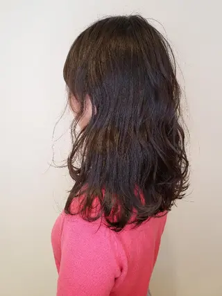 セミロング 美髪⭐︎髪質改善 井上　康司のヘアスタイル