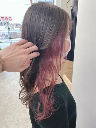 セミロング SAEKI【ior 】北千住店ブリーチのヘアスタイル