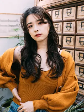 ロング FINE　小岩所属・剱持 沙瑛のヘアスタイル