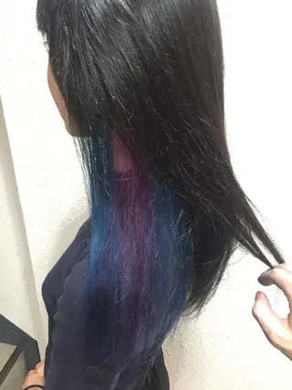 ロング カラー パーマ ヘアアレンジ メンズ キッズ ネイル マツエク・マツパ 新宿/髪質改善/ 美髪矯正✨浅江通友のヘアスタイル