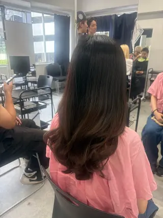 ロング 💍韓国風カラー💍 横浜💍MIU💍のヘアスタイル