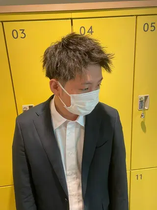 パーマ メンズ Le'a所属・渋谷/フェード/ 國分 翔のヘアスタイル