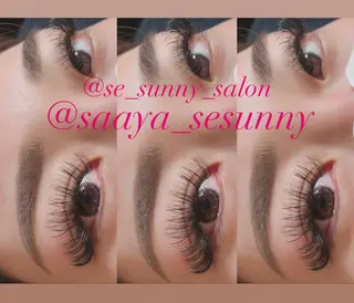 マツエク・マツパ SESUNNY セサ二ー　SAYAのマツエク・マツパデザイン