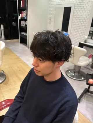 パーマ メンズ earth元住吉店所属・メンズ特化 HARUTOのヘアスタイル