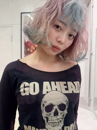 ショート カラー ooit所属・ooitヨシダ ミナミのヘアスタイル