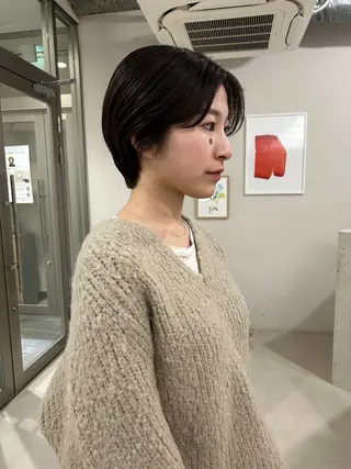 ショート aika/パーマ/ ショート/伏見のヘアスタイル