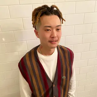 ショート カラー パーマ ヘアアレンジ メンズ キッズ ネイル マツエク・マツパ 中元 淳のヘアスタイル