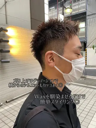 メンズ フリーランスシェアサロンルレイル所属・心斎橋/メンズ /ルレイル/地形真希のヘアスタイル