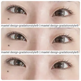 マツエク・マツパ 🎼グラデーション スタイル札幌♫*✧のマツエク・マツパデザイン