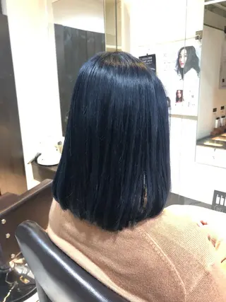 ミディアム カラー カ レラのヘアスタイル