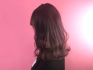 ミディアム カラー _WHITE高槻所属・_WHITE高槻店 yusukeのヘアスタイル