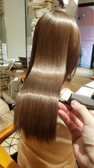 ロング 西岡 あつみ/ 堀江美容室のヘアスタイル