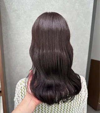 セミロング Daisy🎀透け感 カラー🎀JUNAのヘアスタイル