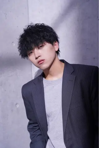 ミディアム パーマ メンズ kei/透明感カラー /縮毛矯正/メンズのヘアスタイル