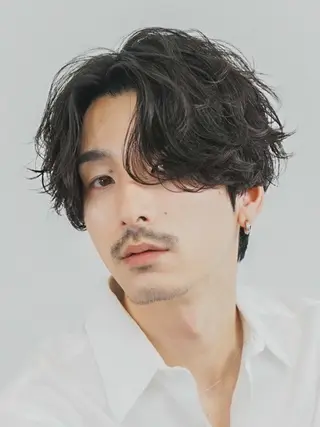 パーマ メンズ fifth 原宿 波巻きパーマイノウエのヘアスタイル