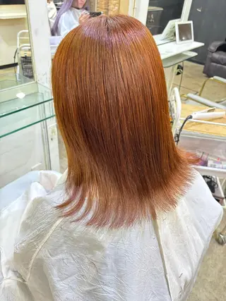 ミディアム カラー アンククロス池袋北口所属・韓国ヘア♡ブリーチ♡ エクステ♡YUKI♡のヘアスタイル