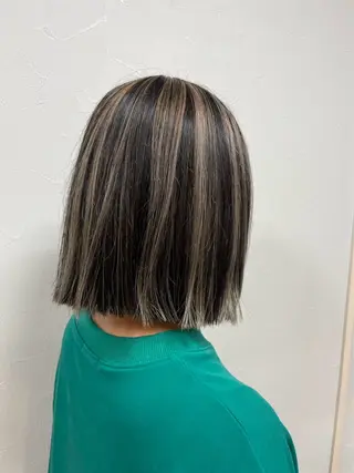 ミディアム カラー や えのヘアスタイル