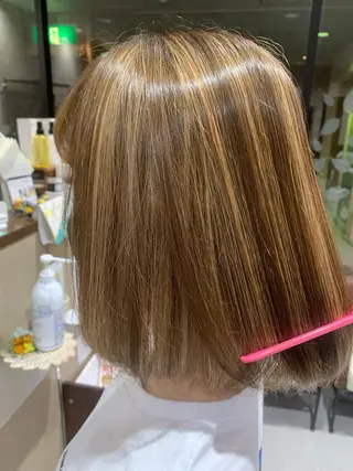 ミディアム カラー 近藤千翔🩵 髪質改善Periodのエステ・リラクイメージ