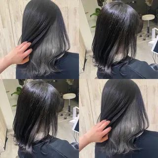 セミロング カラー ヘアアレンジ 🌼NAMI 🌼のヘアスタイル