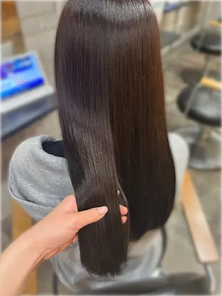ロング lafith hair noa上新庄所属・上新庄/かじ ももな/透明感カラーのヘアスタイル