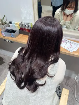 ロング カラー 透明感カラー/ 花恋🎀♡のヘアスタイル