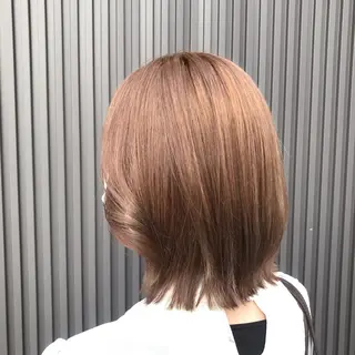 ミディアム 佐山 聖玲奈のヘアスタイル