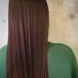 ロング カラー NYNY☃️上新庄 ❄️石川瑠青のヘアスタイル